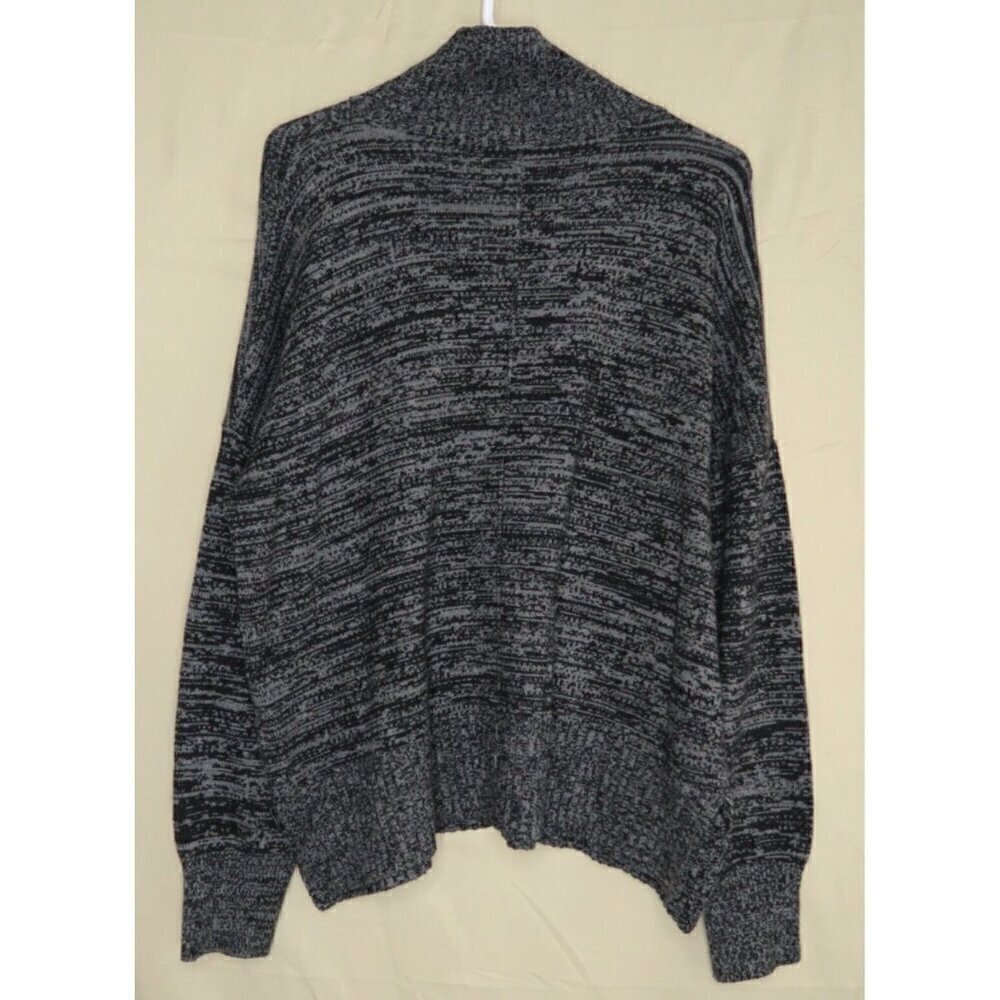 French Connection Turtleneck Sweater Heather Gray Pullover Women's Size Medium - Picture 8 of 16